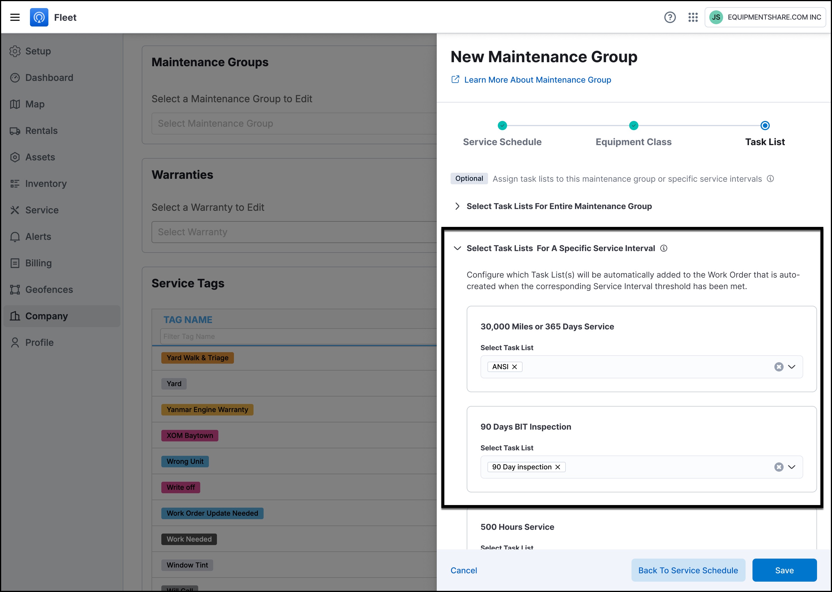 Improved Service Intervals & Simplified Maintenance Group Management in ...