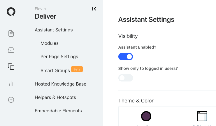 dashboard | Elevio Release Notes