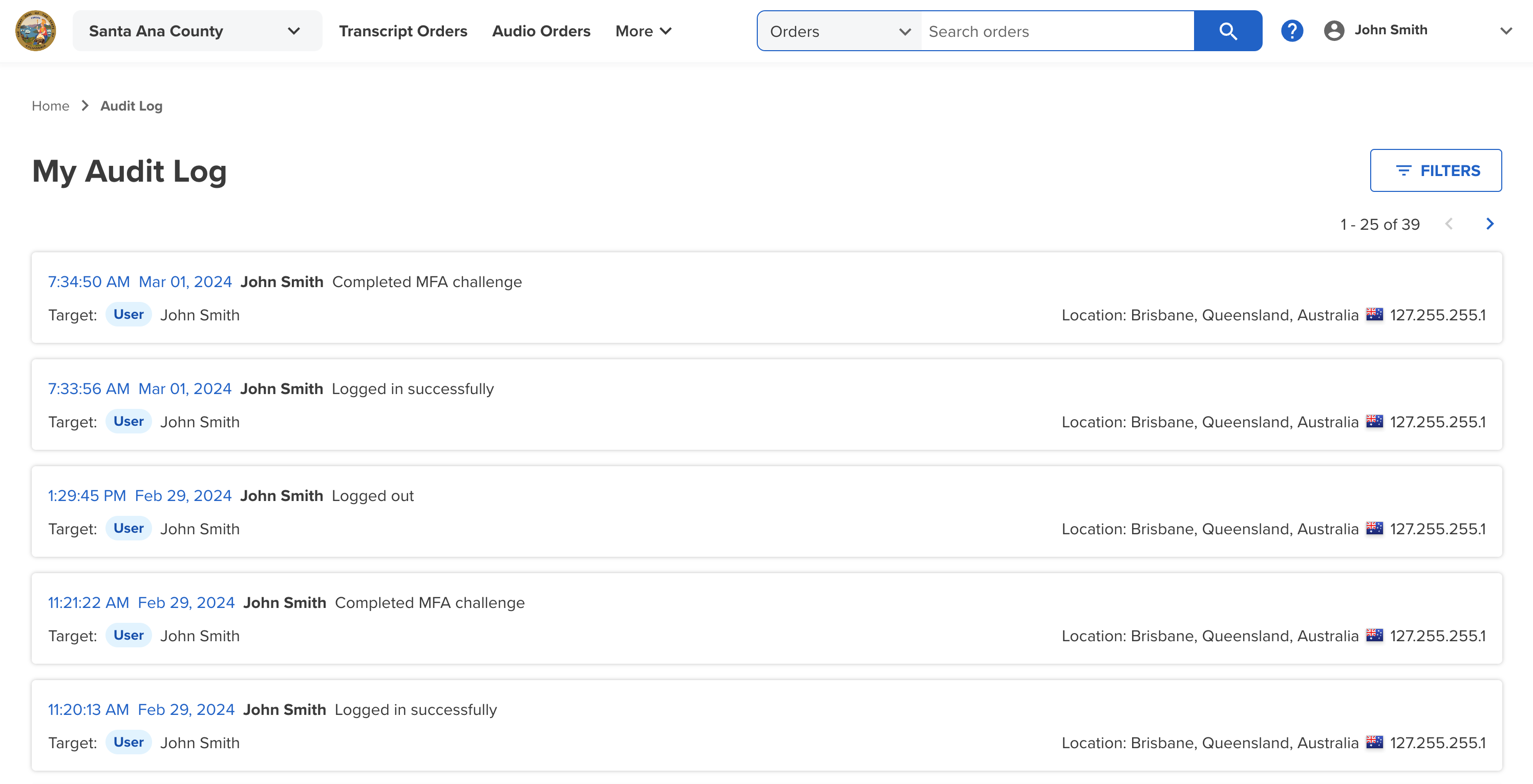 Auditing Authentication | For The Record Release Notes