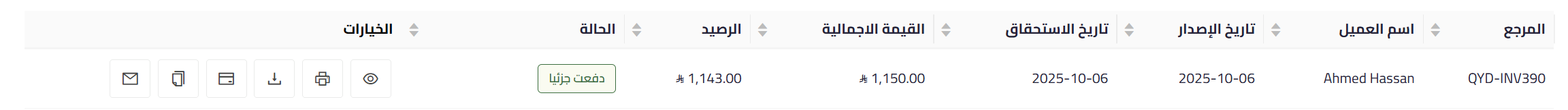 68e37a029e4d5 mceclip4 تخصيص سند سابق لتسوية فواتير المبيعات من خلال فواتير المشتريات | قيود نتيجة تخصيص السند السابق