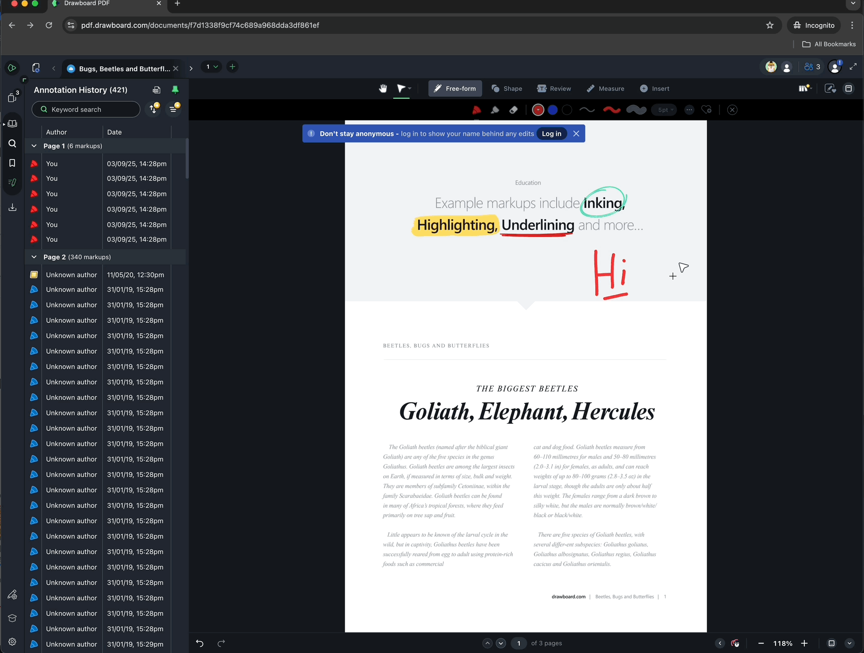 Collaborate Freely: Introducing Anonymous Access | Drawboard Release Notes