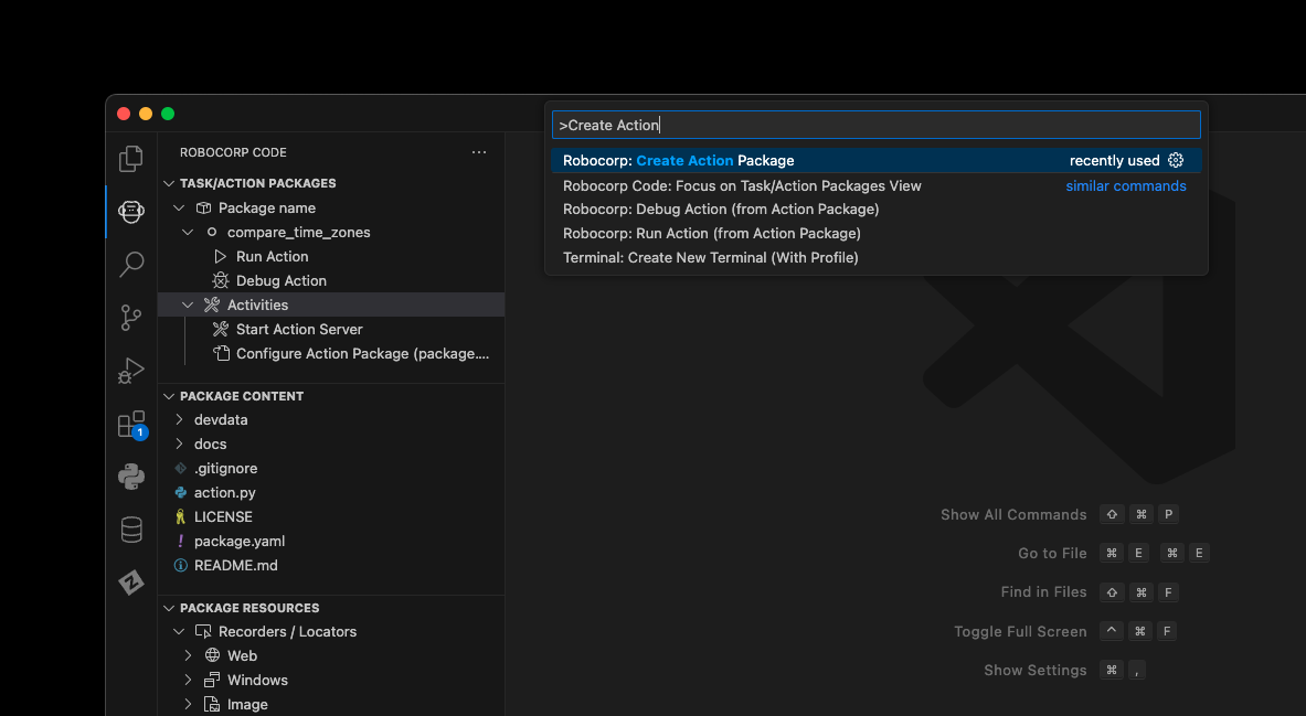 Action Server: VS Code support, new package format and pydantic models ...