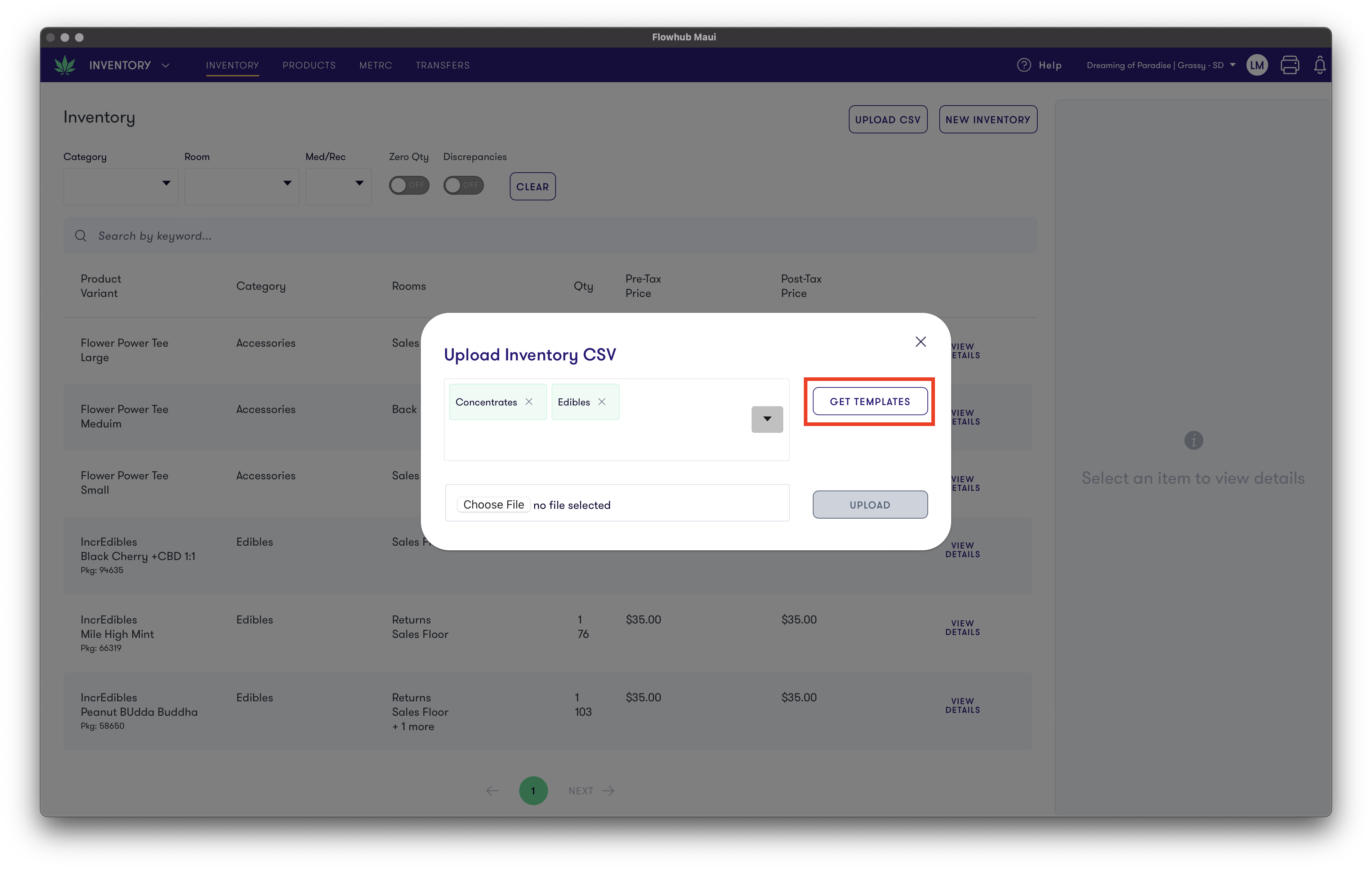 Inventory & Customer CSV Uploads | Flowhub Release Notes