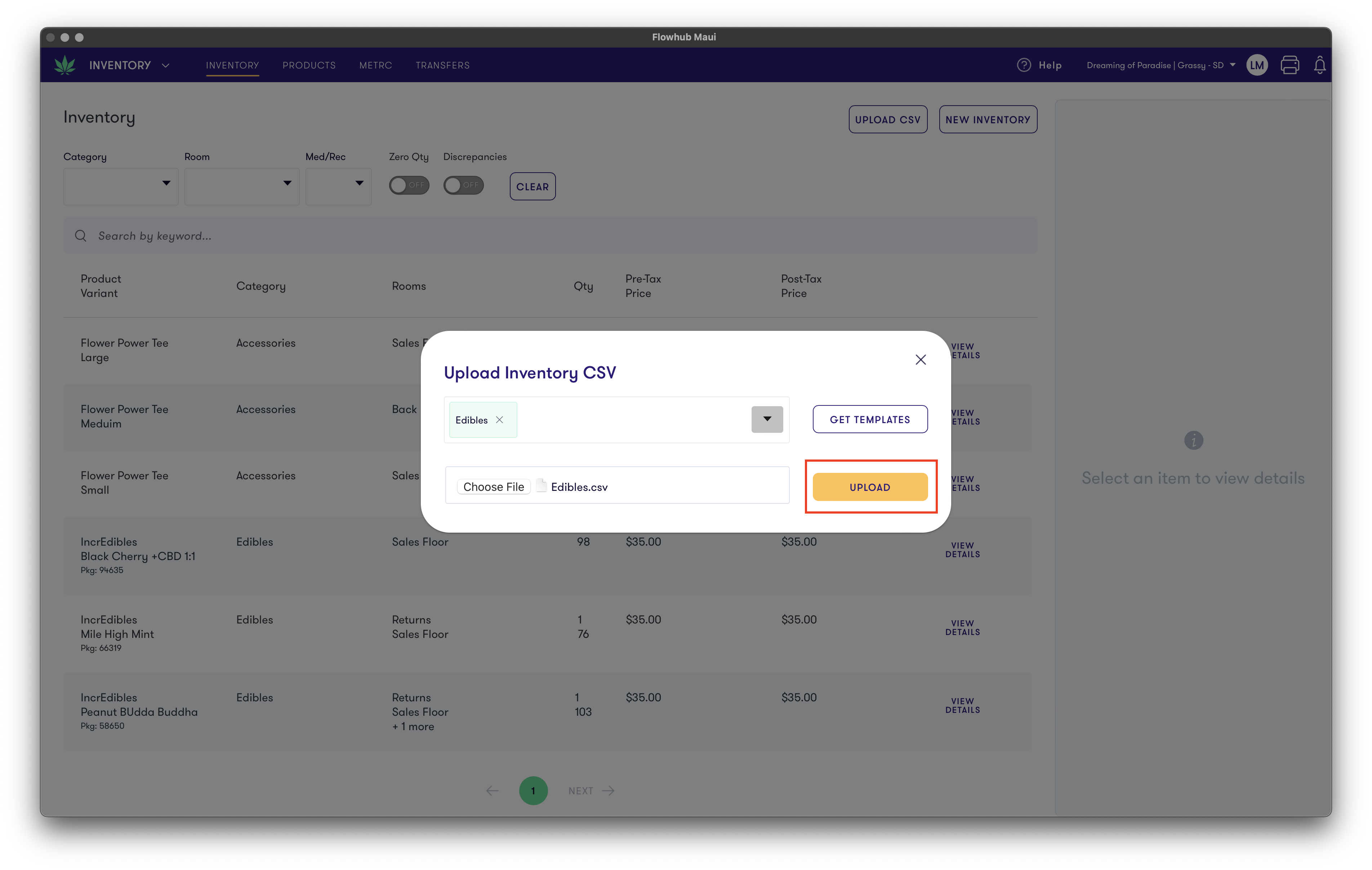 Inventory & Customer CSV Uploads | Flowhub Release Notes
