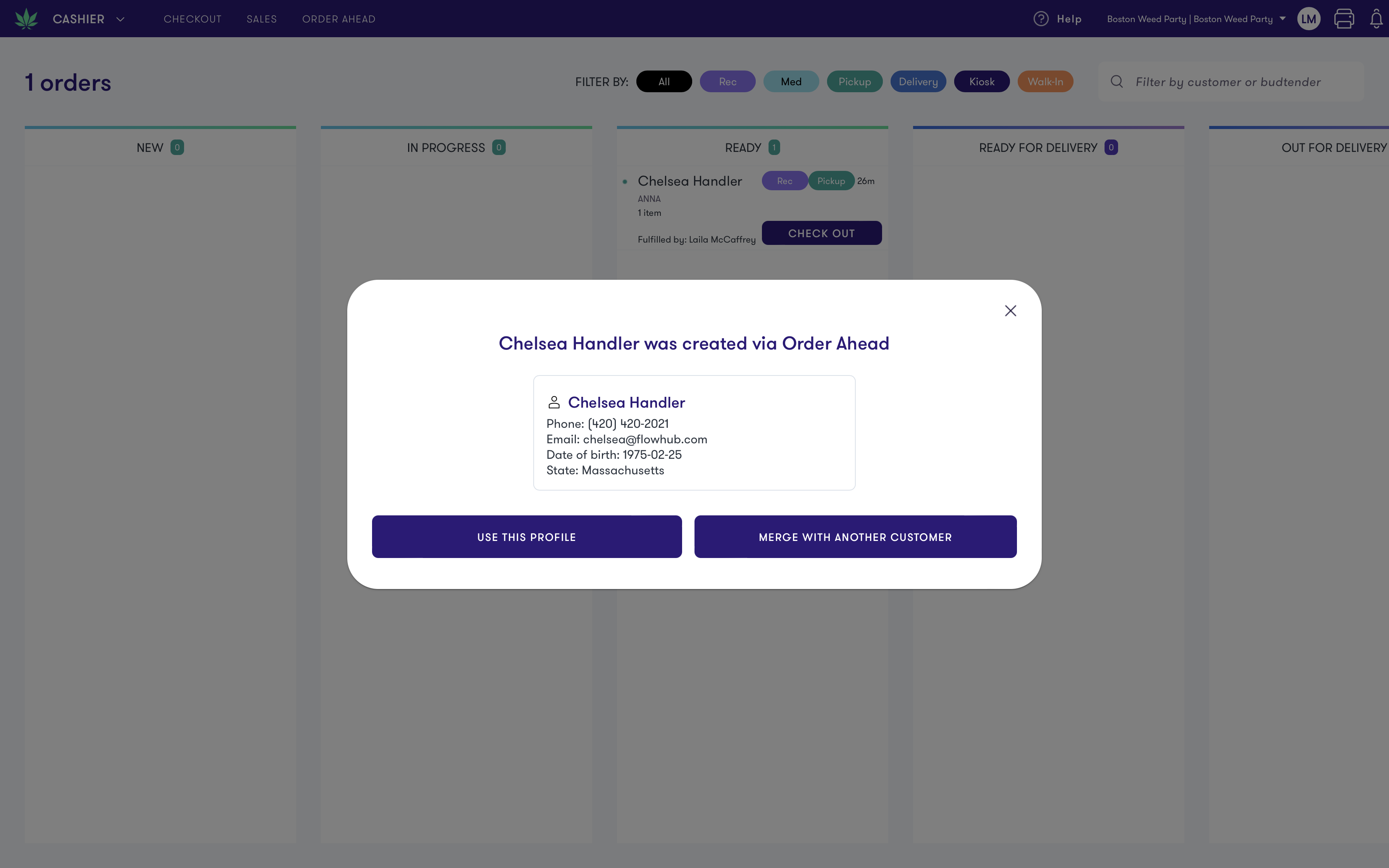 Improvements to Order Ahead Matching | Flowhub Release Notes