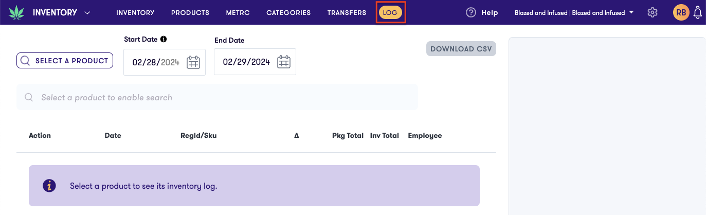 Inventory Log | Flowhub Release Notes