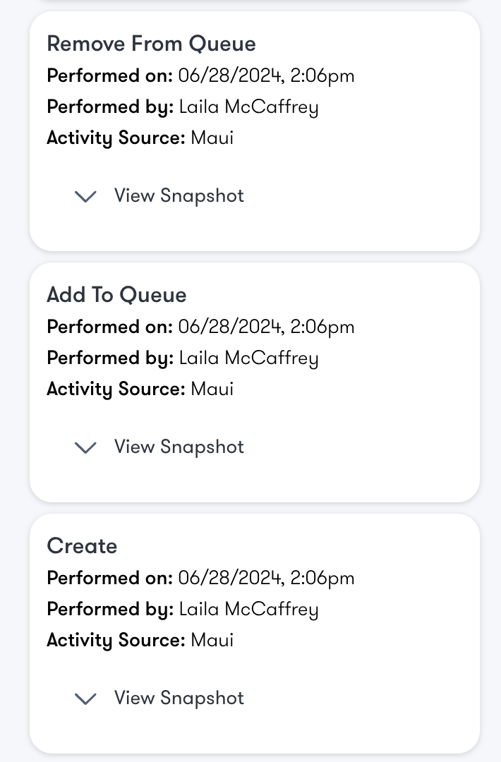 Customer Activity Sidebar | Flowhub Release Notes