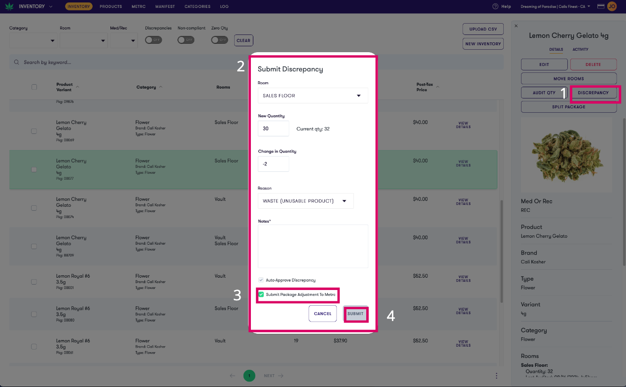 Inventory | Flowhub Release Notes