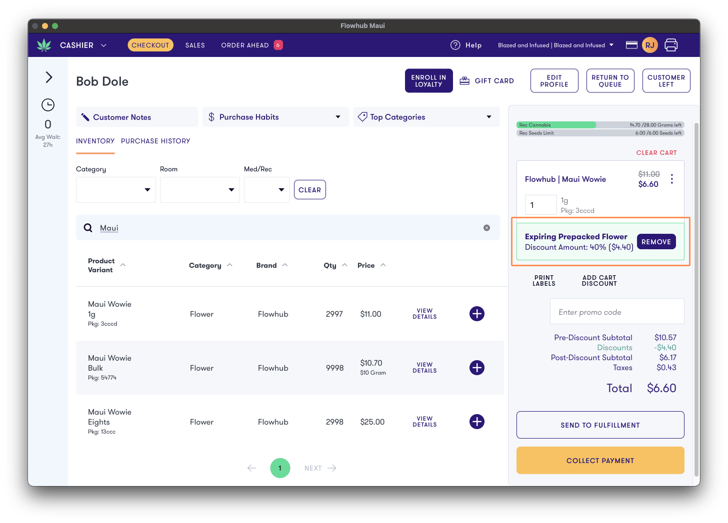 Discount Expiring Inventory and More! | Flowhub Release Notes