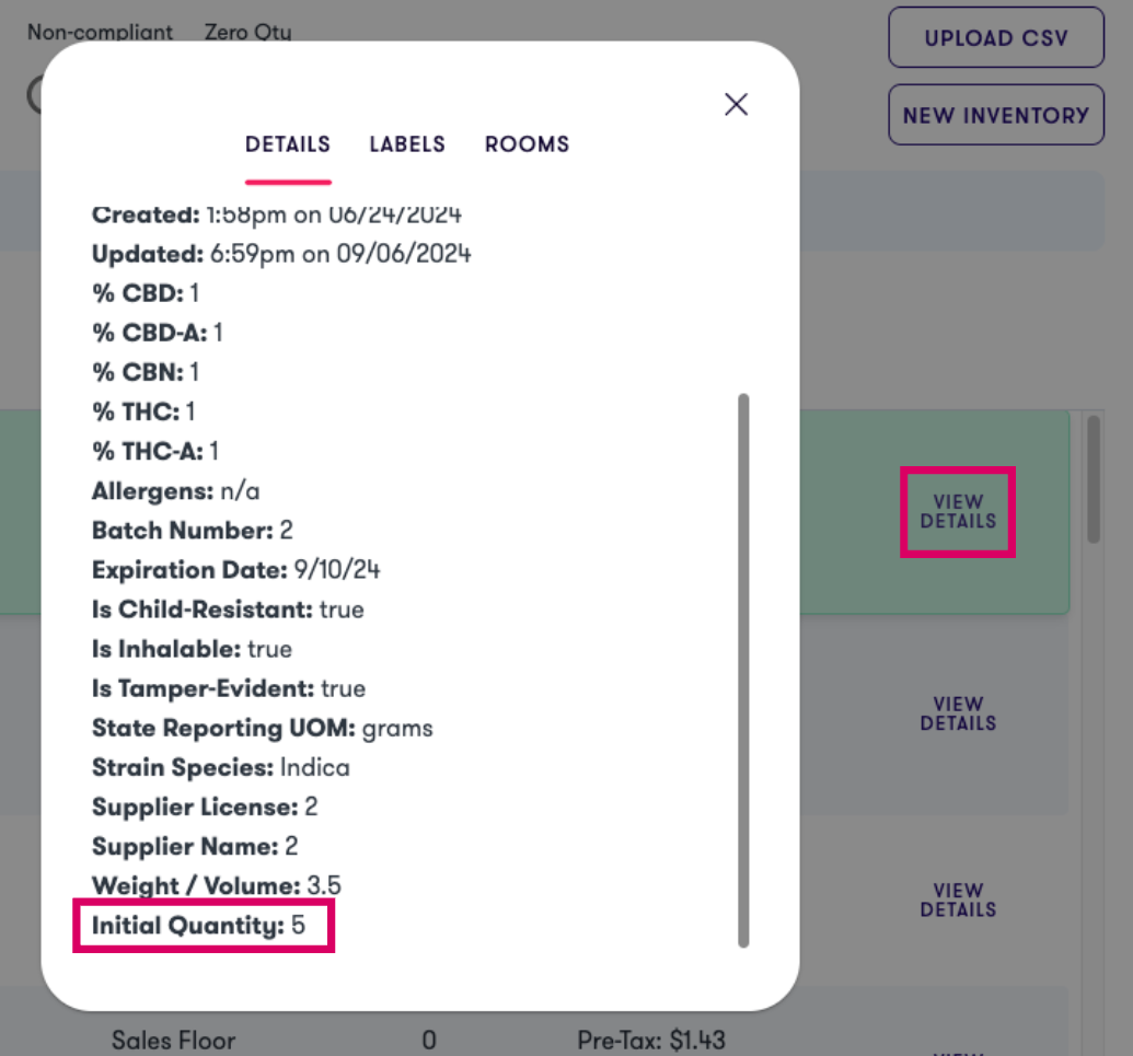Inventory | Flowhub Release Notes