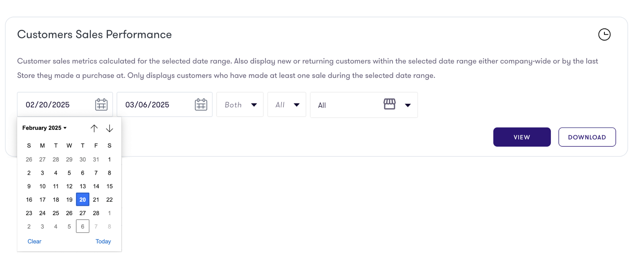Customer Sales Performance Report | Flowhub Release Notes
