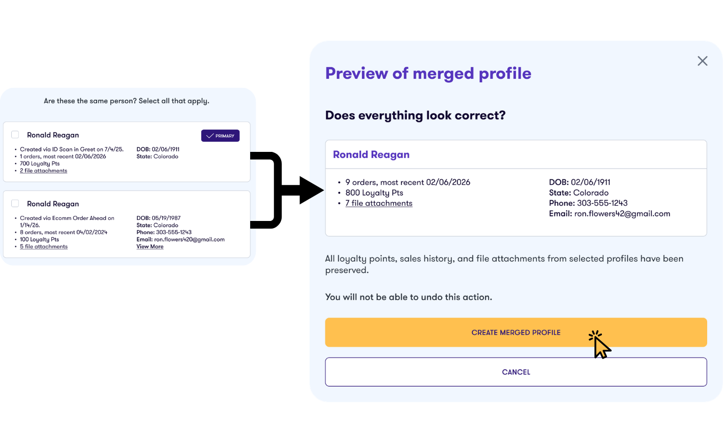 Merge Duplicate Customer Profiles | Flowhub Release Notes