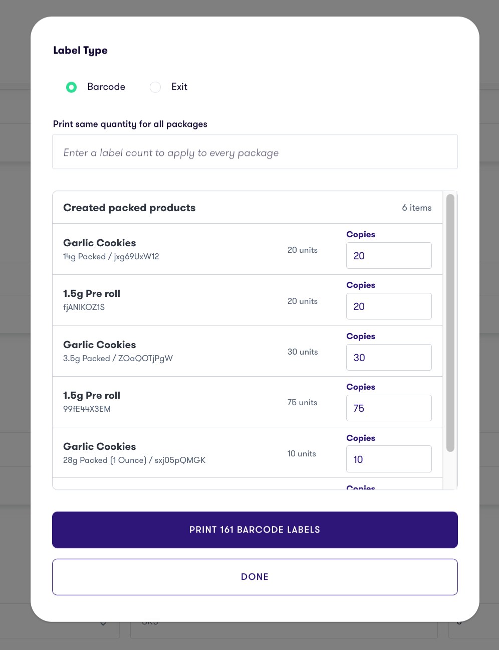 Inventory | Flowhub Release Notes